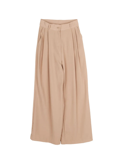Classic High-Waist Pintuck Slacks IU503