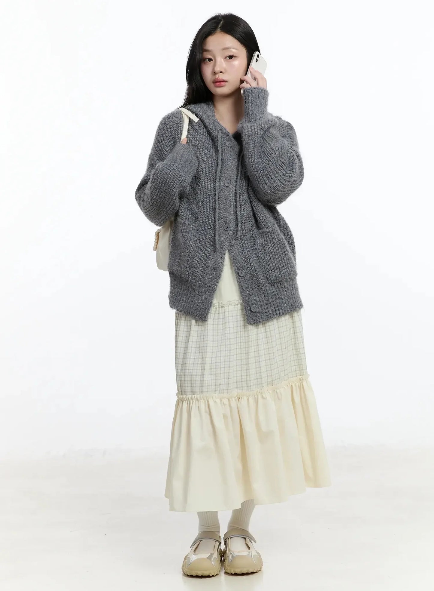 Button-Up Knit Cardigan IM519