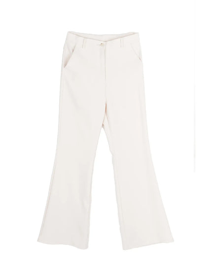 Basic Stretch Bootcut Slacks IU503