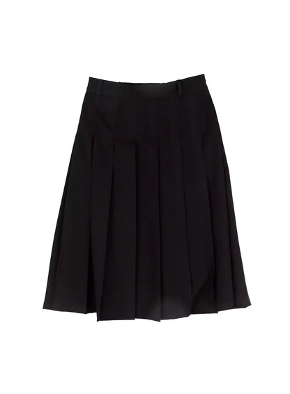 Basic Pleated Midi Skirt IF502