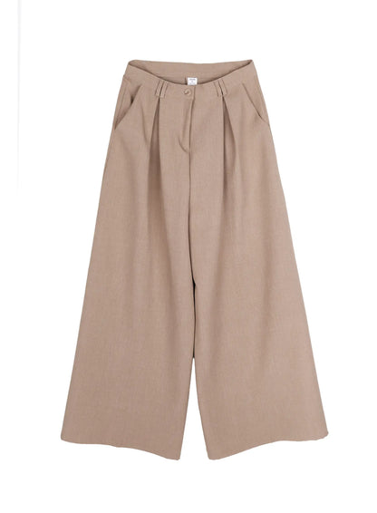 Classic Wide-Fit Pleated Pants IU503