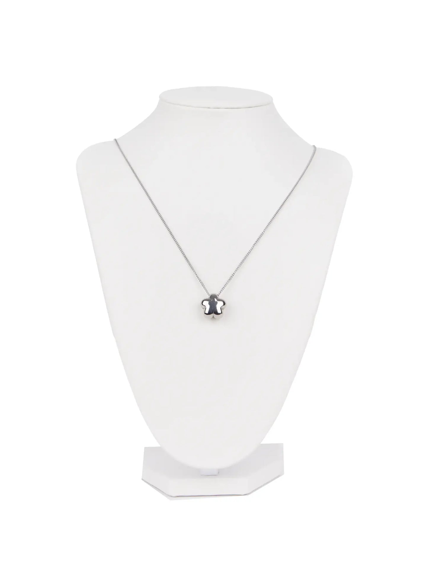 Balloon-Style Flower Charm Necklace IN510