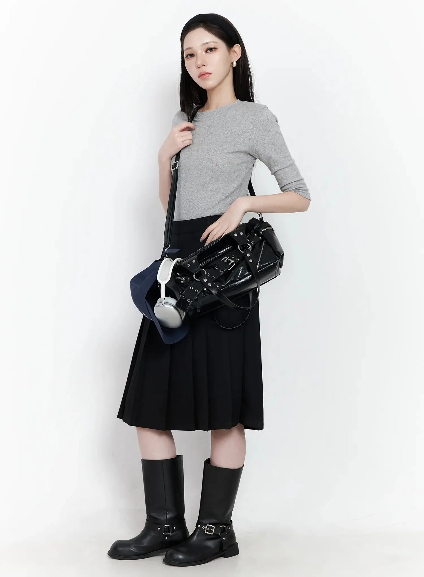 Basic Mid-Length Long Sleeve Top IF502