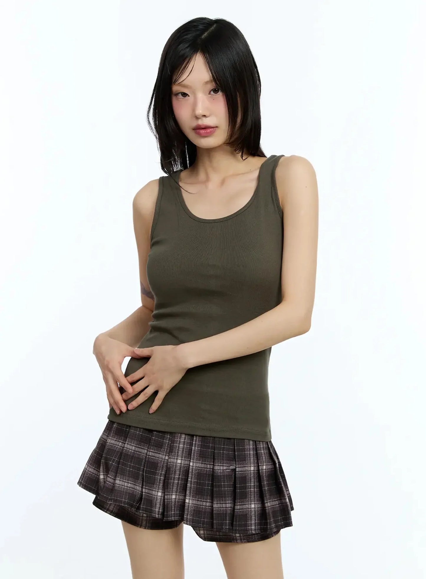 Basic Slim-Fit Tank Top IU524
