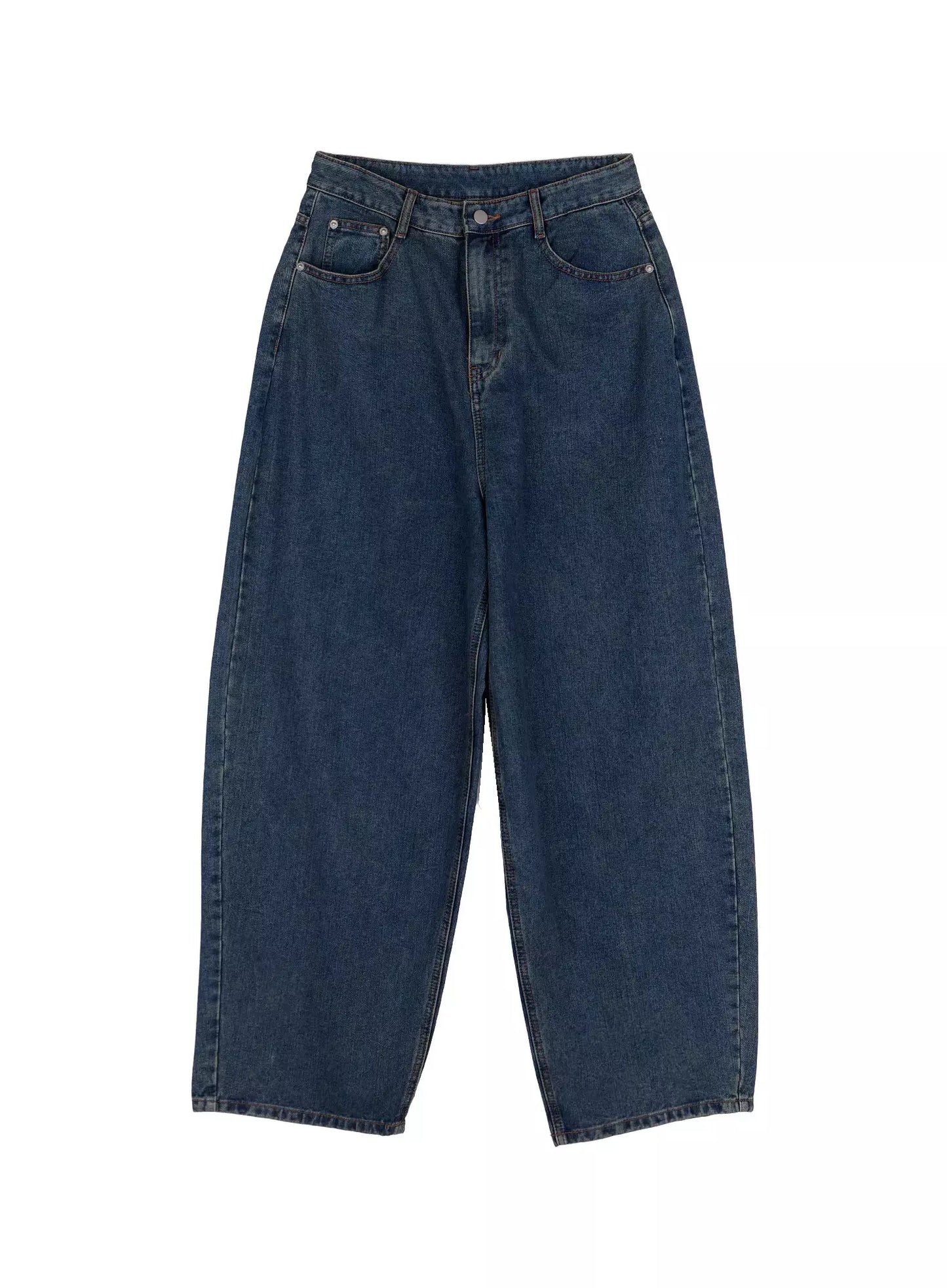 Aleena Mid-Wash Baggy Jeans IN528