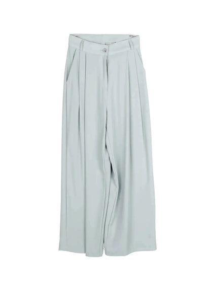 Basic High-Waist Pleated Trousers IU503