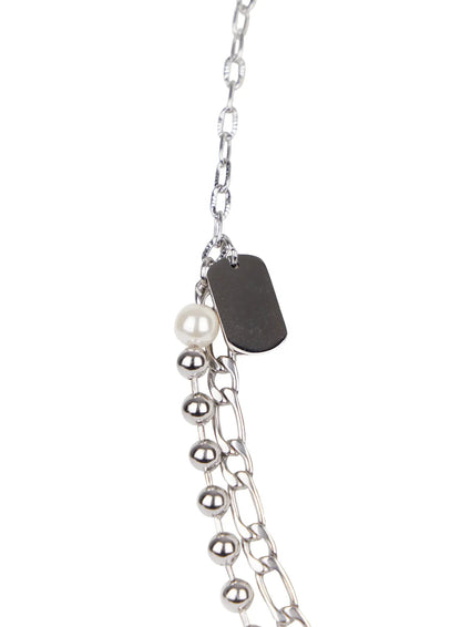 Chained Plastron Necklace IN510