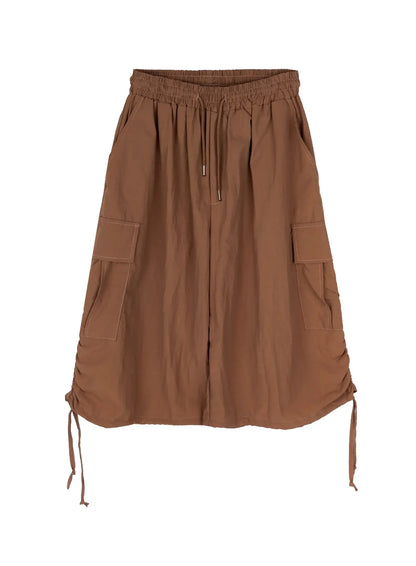 Adjustable Cargo Bermuda Pants IY526