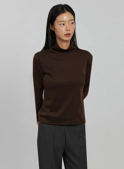 Basic Turtleneck Top IJ508