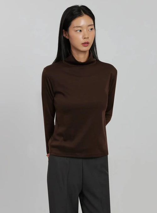 Basic Turtleneck Top IJ508