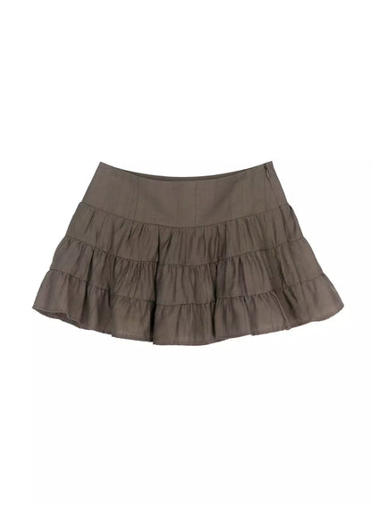 Boho Chic Ruffle Layered Skirt IM530