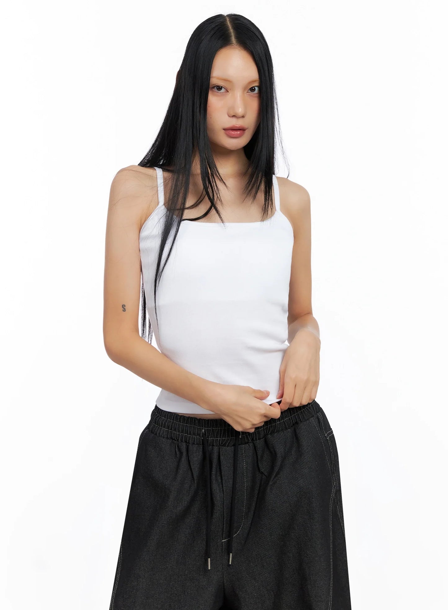 Classic Square Neck Tank Top IO516