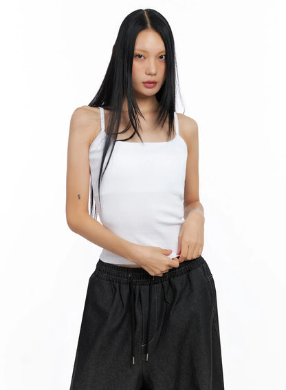 Classic Square Neck Tank Top IO516