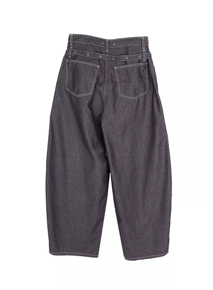 Casual Baggy Stripe Pants IU518