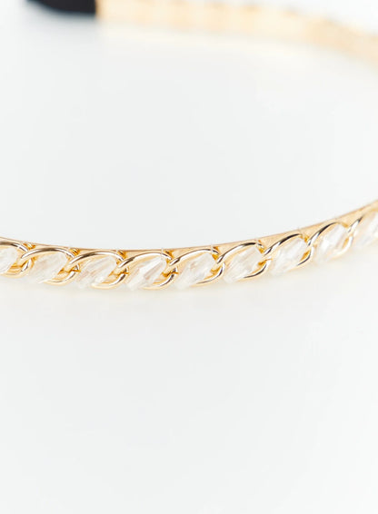 Beaded Chain Hairband IY511