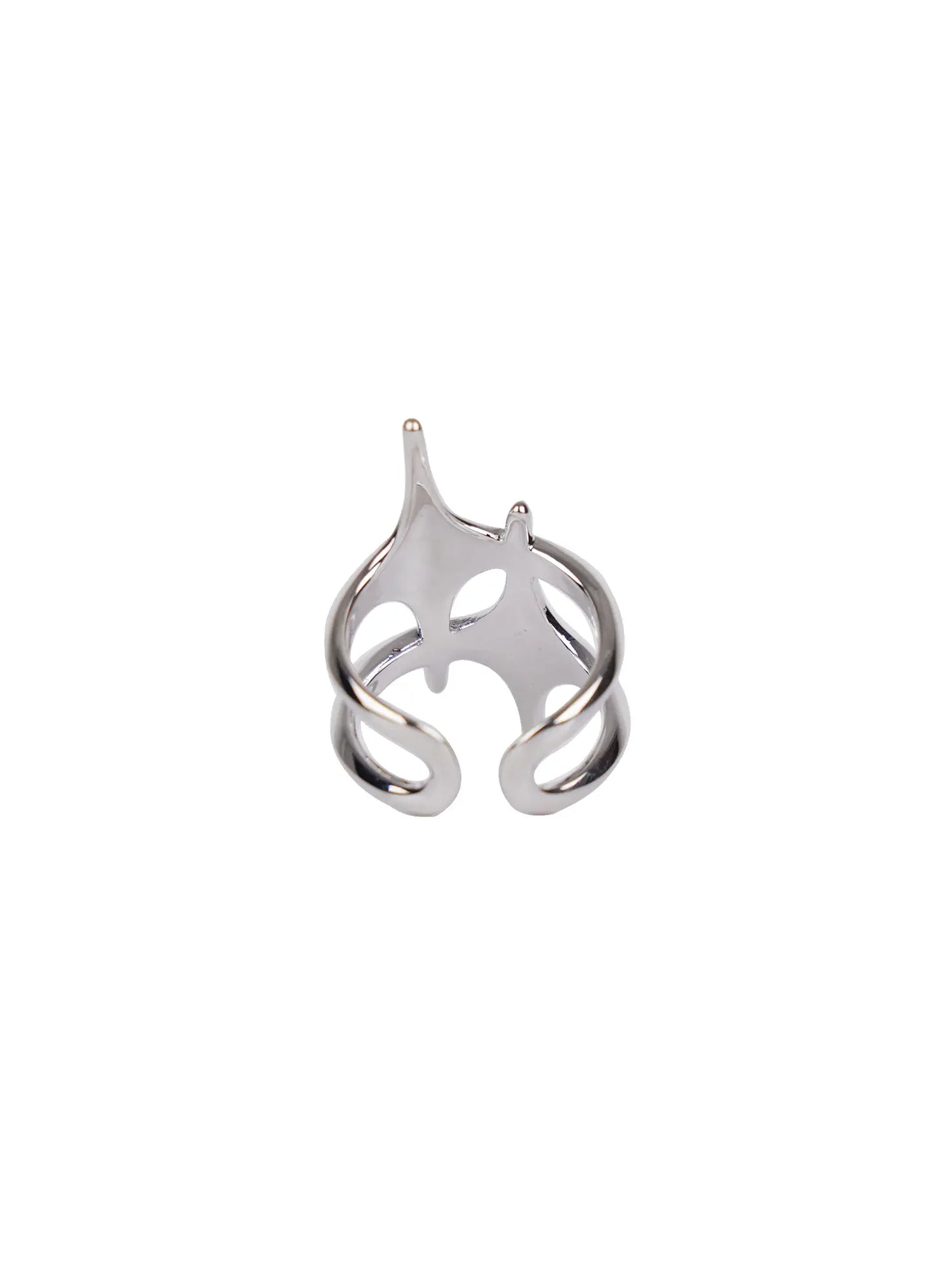 Bold Double Sparkle Ring IN510