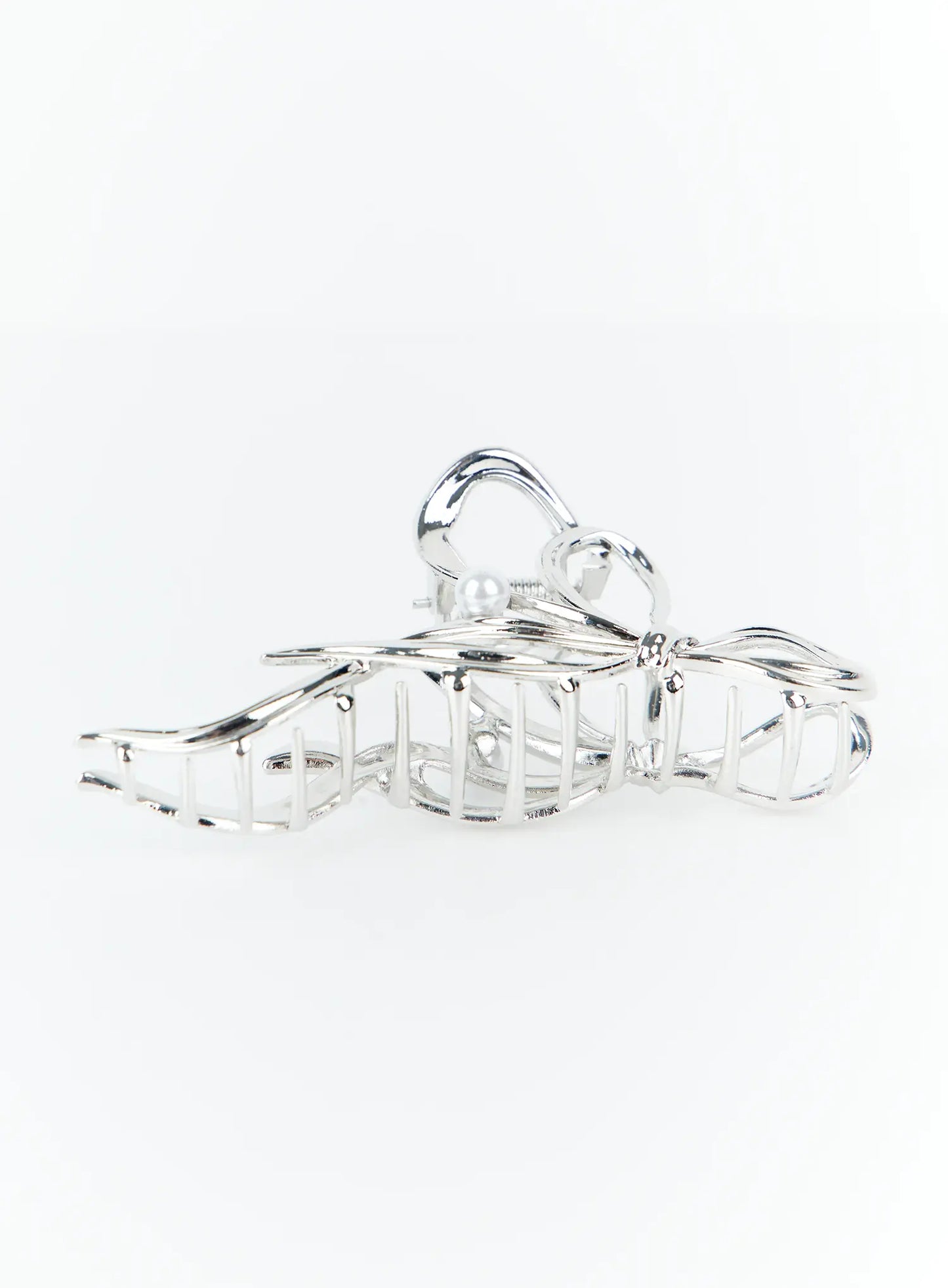 Bow Pearl Detail Claw Clip IY511