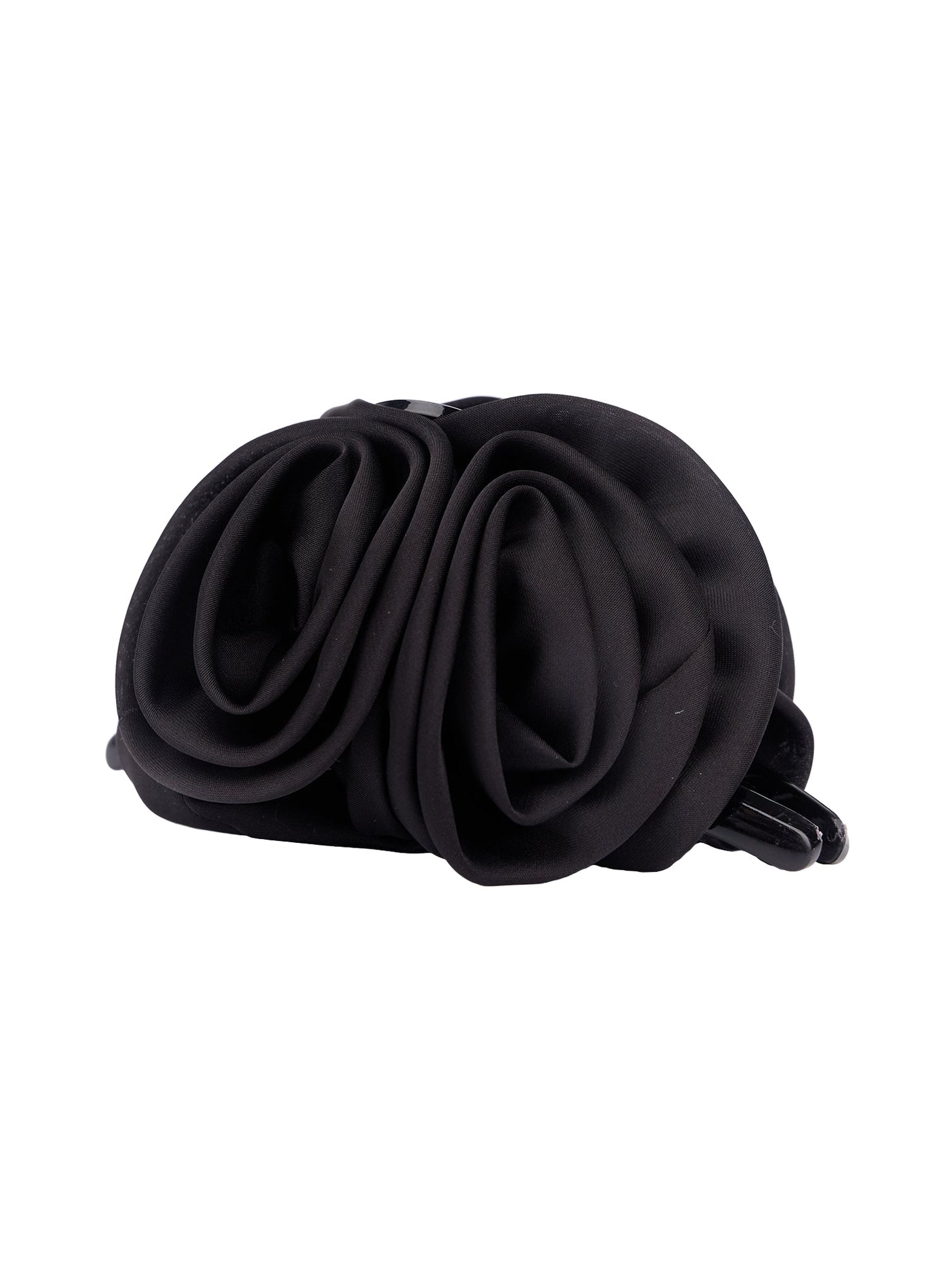 Black Floral Hair Clip CM519