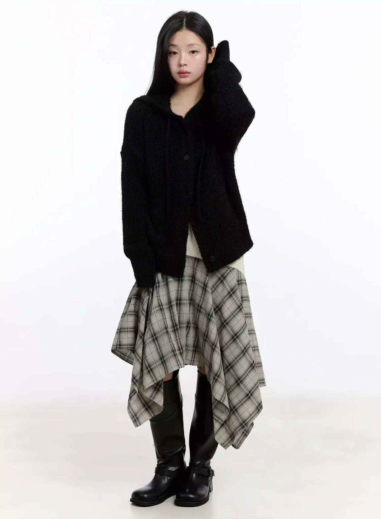 Button-Up Knit Cardigan IM519