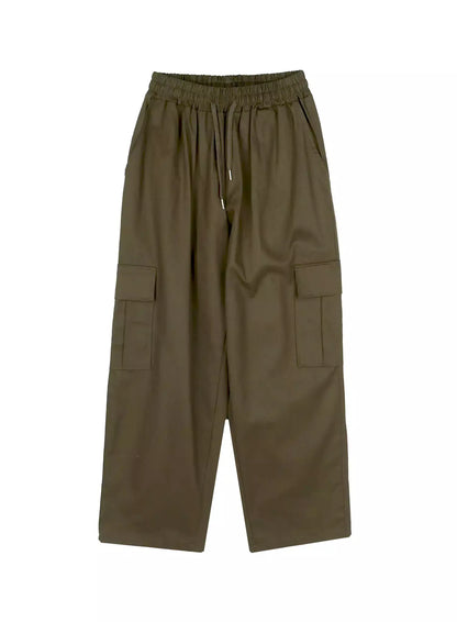 Casual Wide Leg Cargo Pants IU509