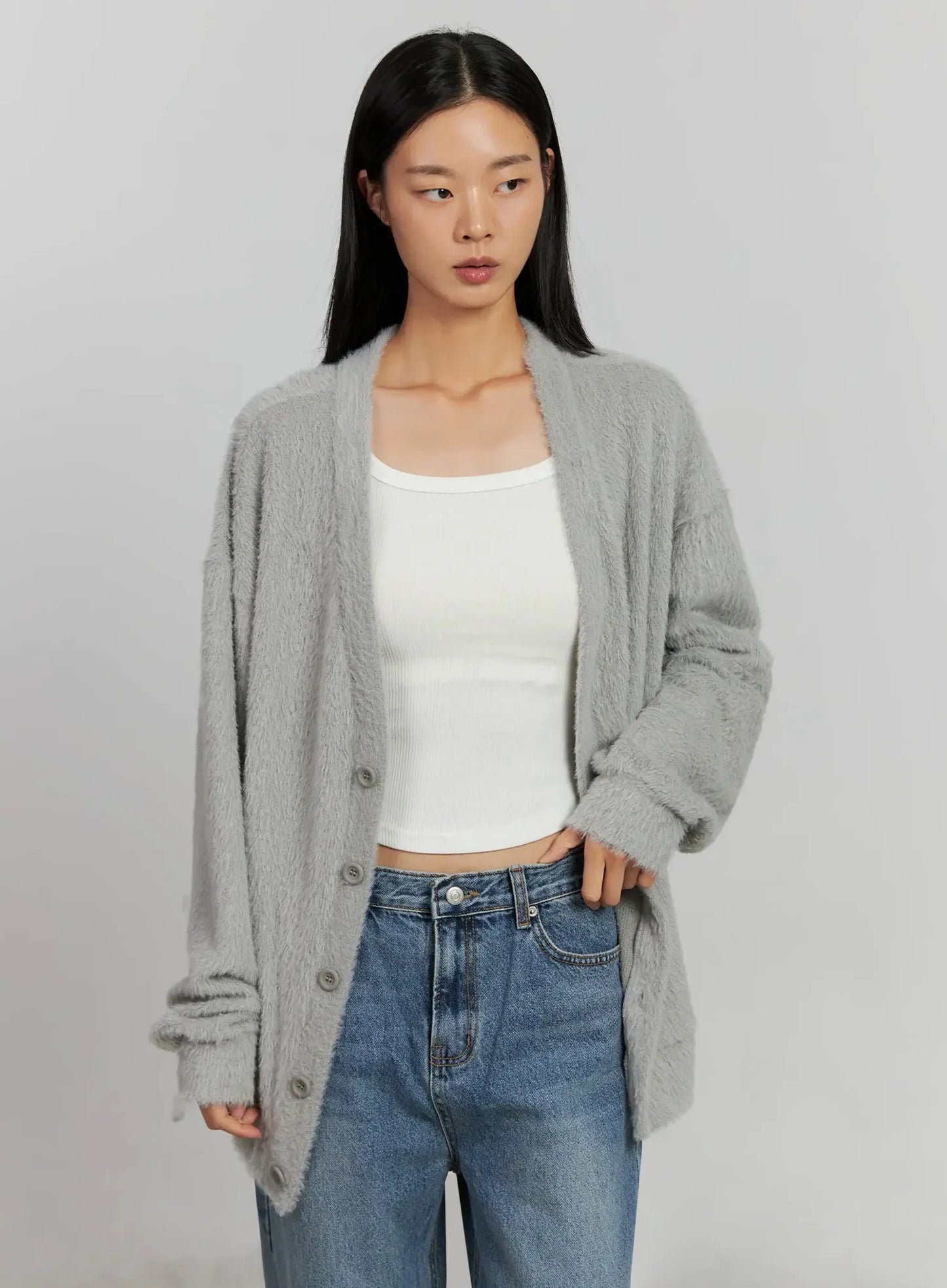 Alpaca Knit Cardigan IJ505