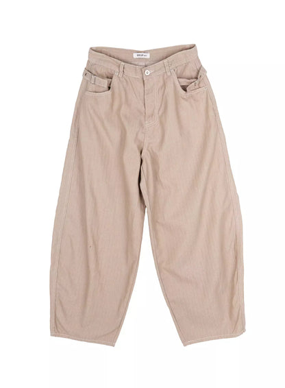 Casual Baggy Stripe Pants IU518