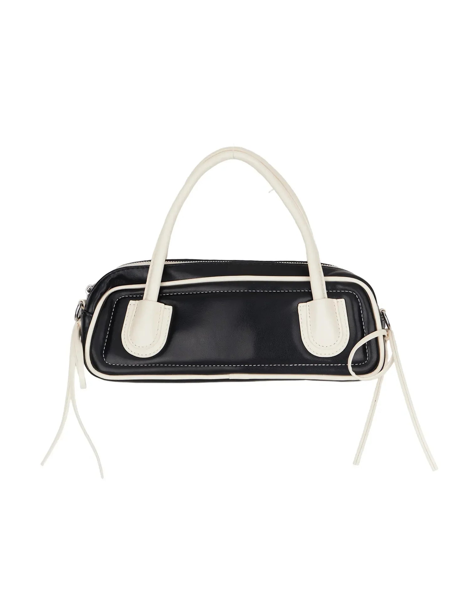 Bicolor Contrast Square Tote Bag IM530