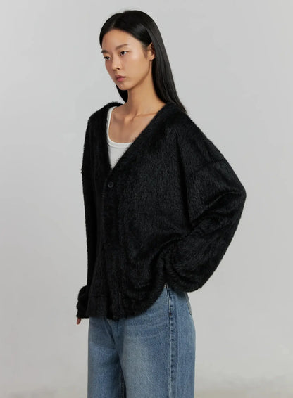 Alpaca Knit Cardigan IJ505