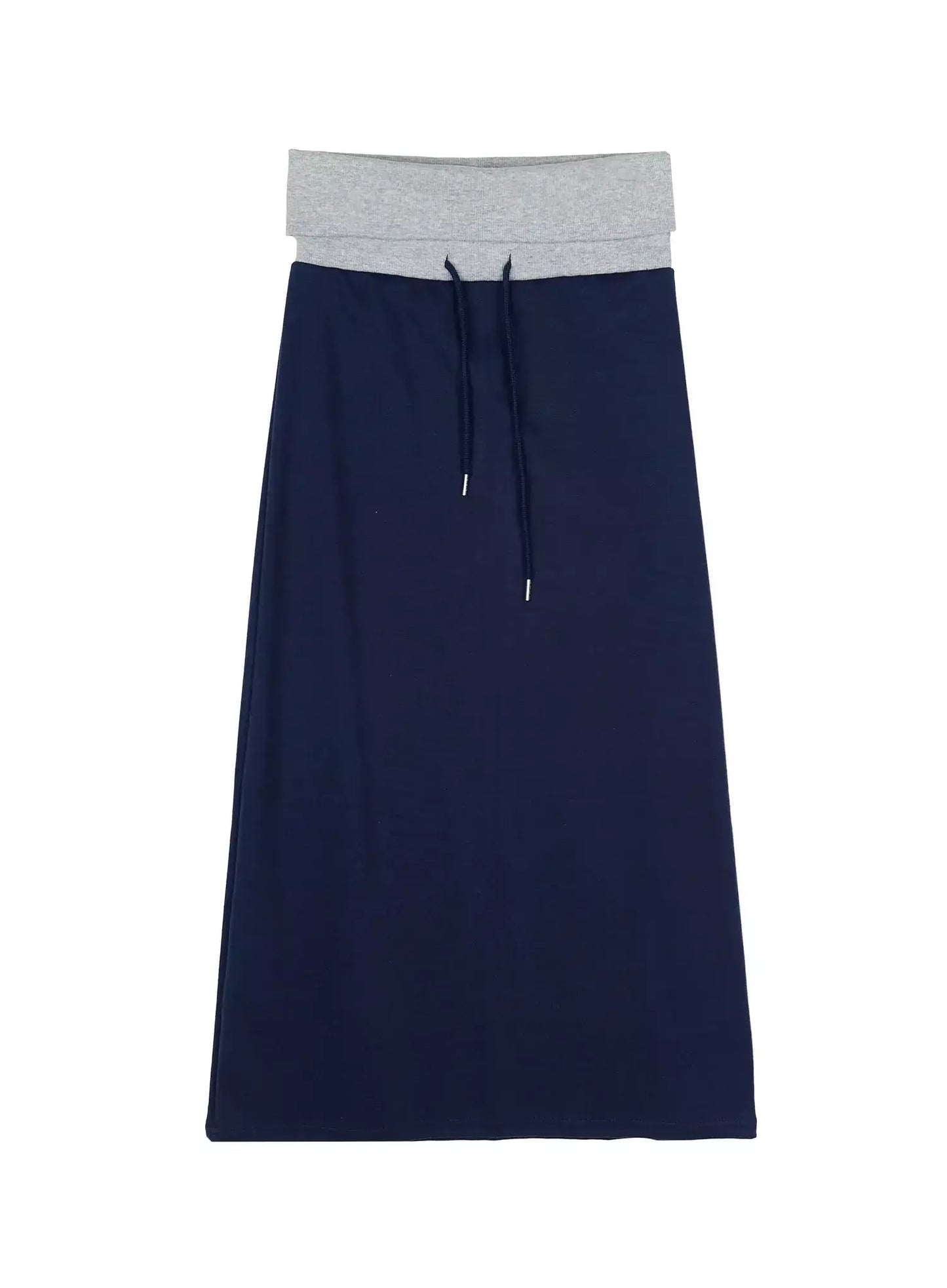 Casual Foldover Maxi Skirt IU509