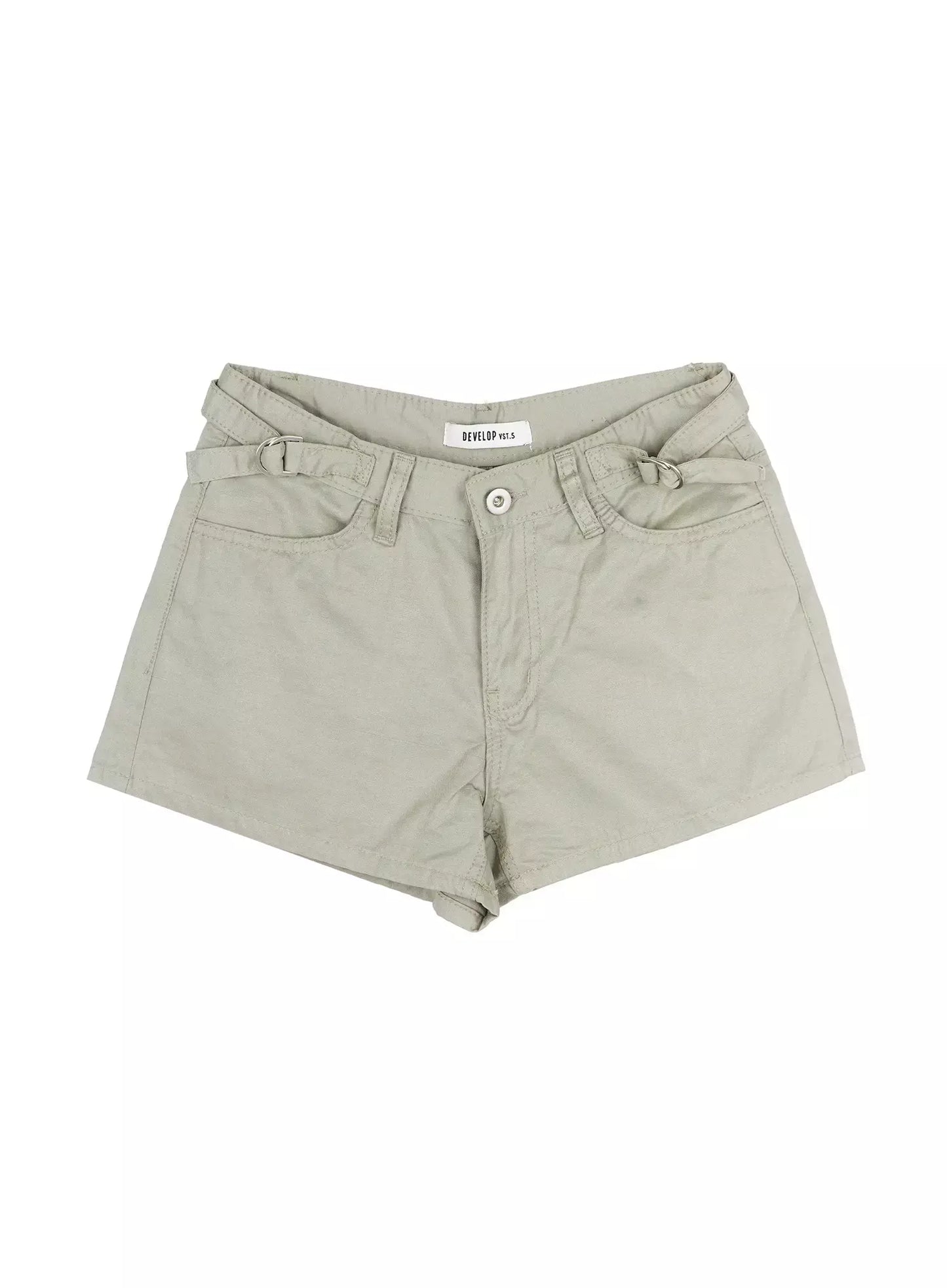 Black Cargo Pocket Shorts IU518