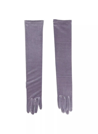 Chic Velvet Long Gloves IN507