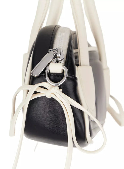 Bicolor Contrast Square Tote Bag IM530