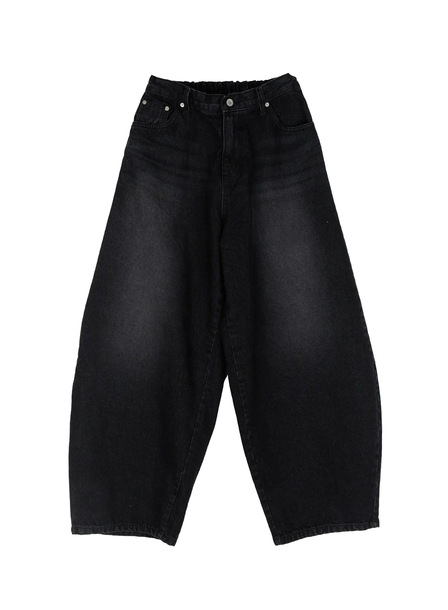 Basic Wide Leg Black Jeans ID515