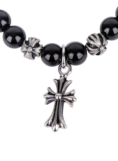 Beaded Dangly Pendant Bracelet IO523