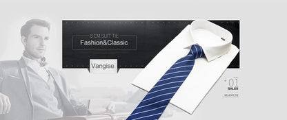 Tie For Men Newest design Luxurious 7.5 cm Necktie Shirt Accessories Striped Dark Red Man's New Year's Day
