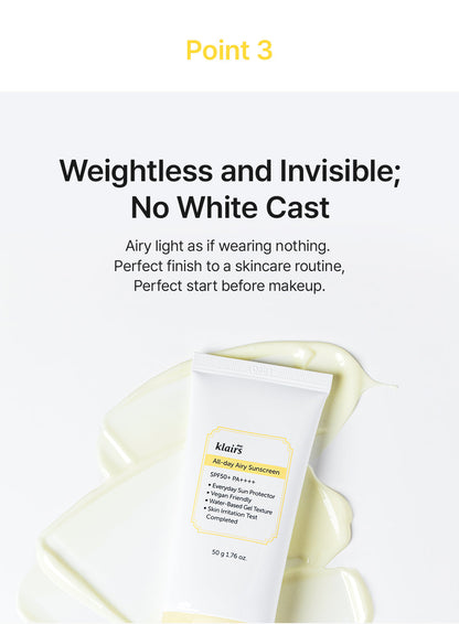 All-day Airy Sunscreen Trio Set (50g*3ea)