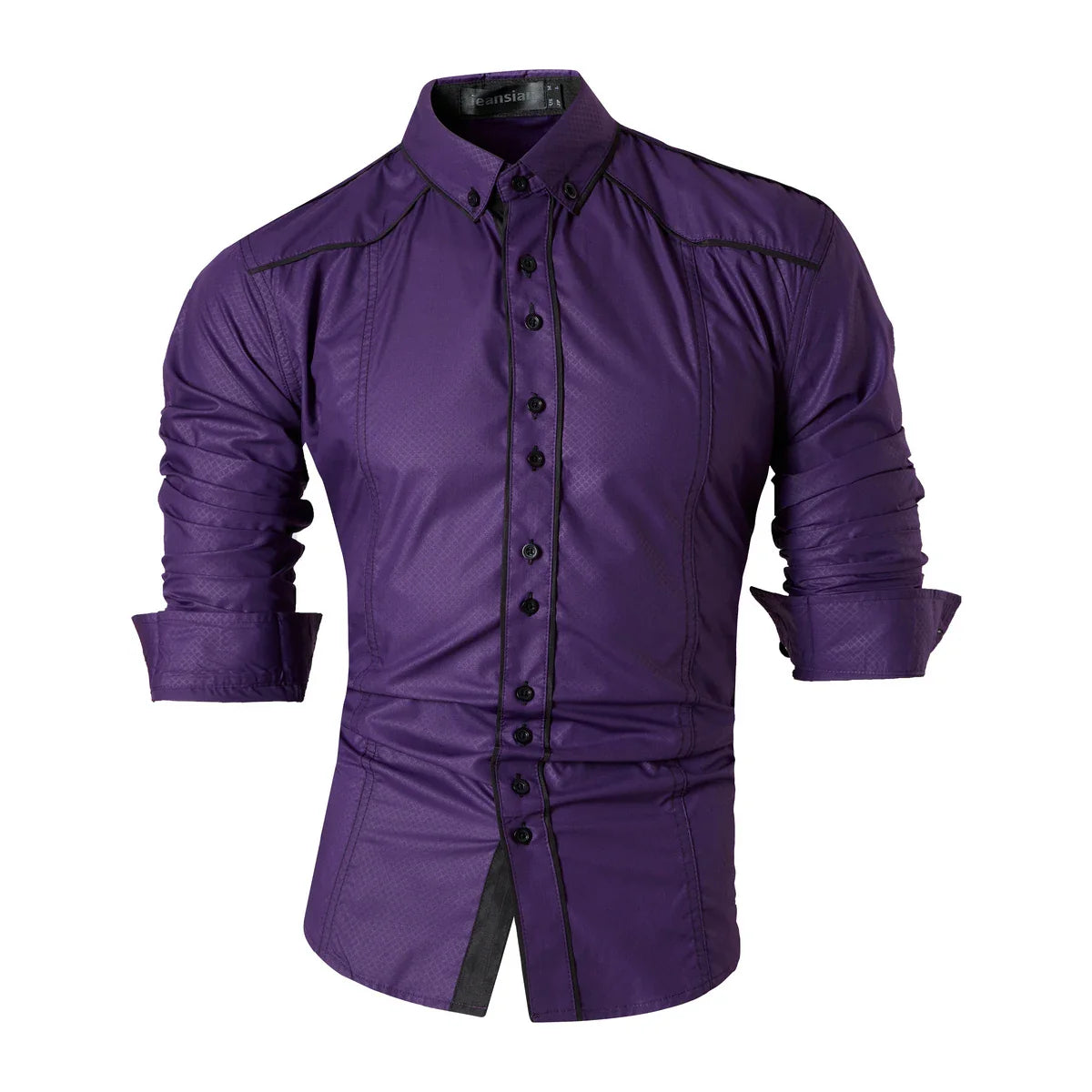 jeansian Spring Autumn Features Shirts Men Casual Shirt New Arrival Long Sleeve Casual Male Shirts K034