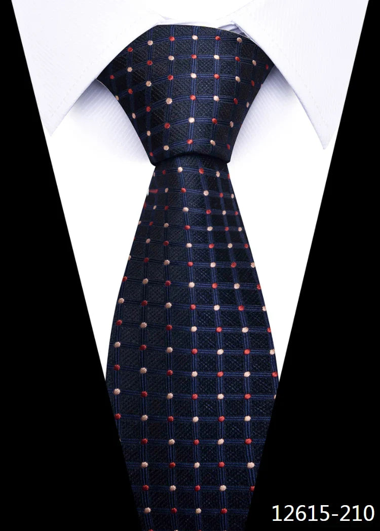 Many Color Newest style  Dropshipping Necktie Man Dark Blue Wedding Accessories Dot Performance Tie Men Necktie Cravat