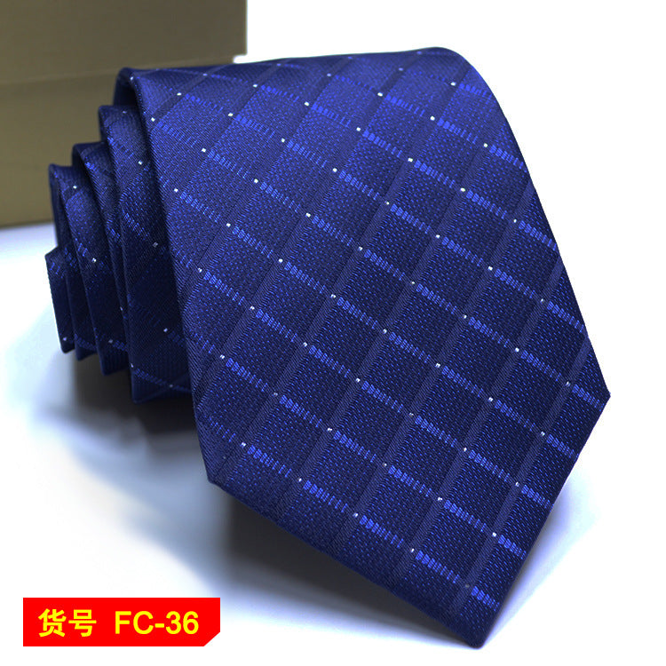 67 Styles Men's Ties Solid Color Stripe Flower Floral 7-8cm Jacquard Necktie Accessories Daily Wear Cravat Wedding Party Gift