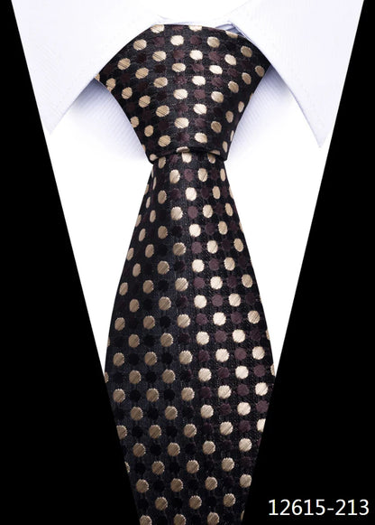 Many Color Newest style  Dropshipping Necktie Man Dark Blue Wedding Accessories Dot Performance Tie Men Necktie Cravat