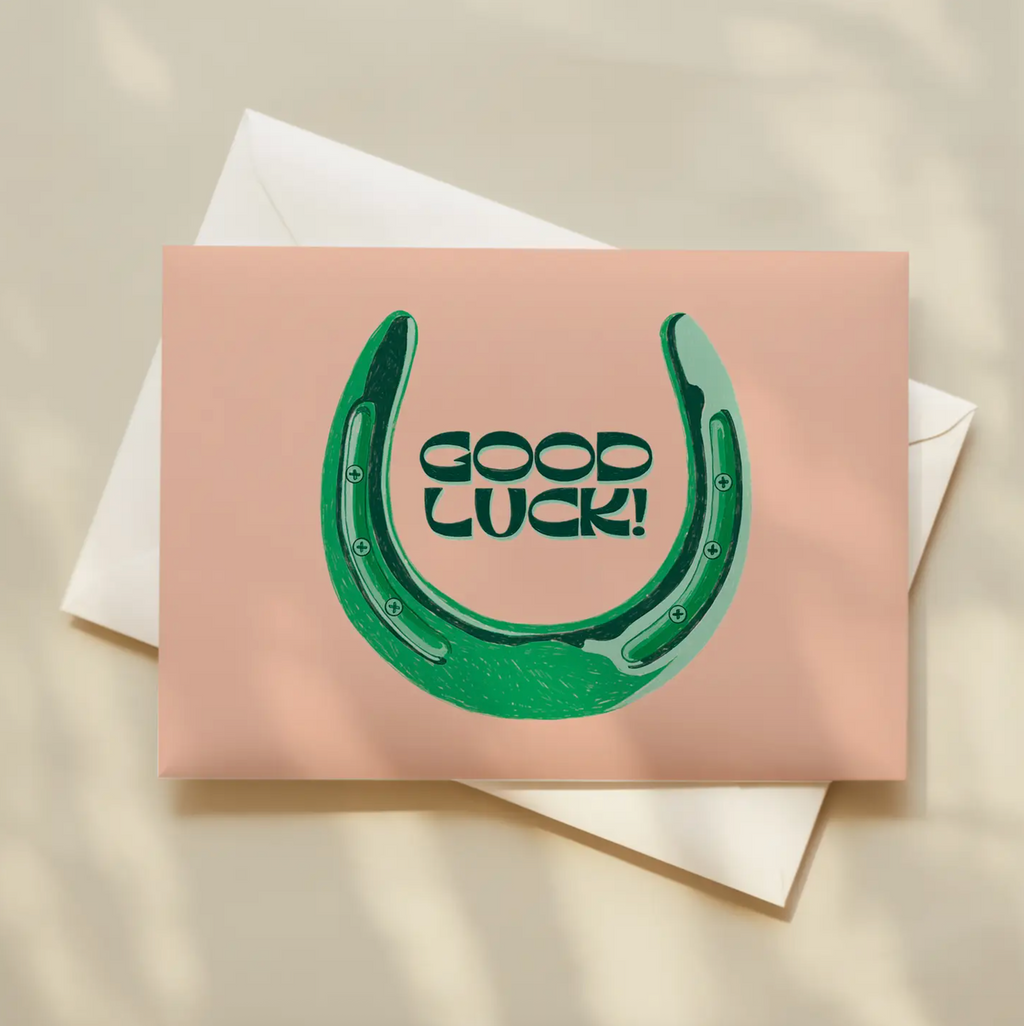 good luck greeting card