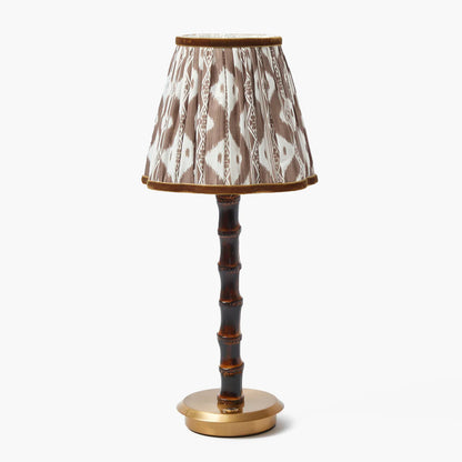 Chocolate Ikat Lampshade (18cm)