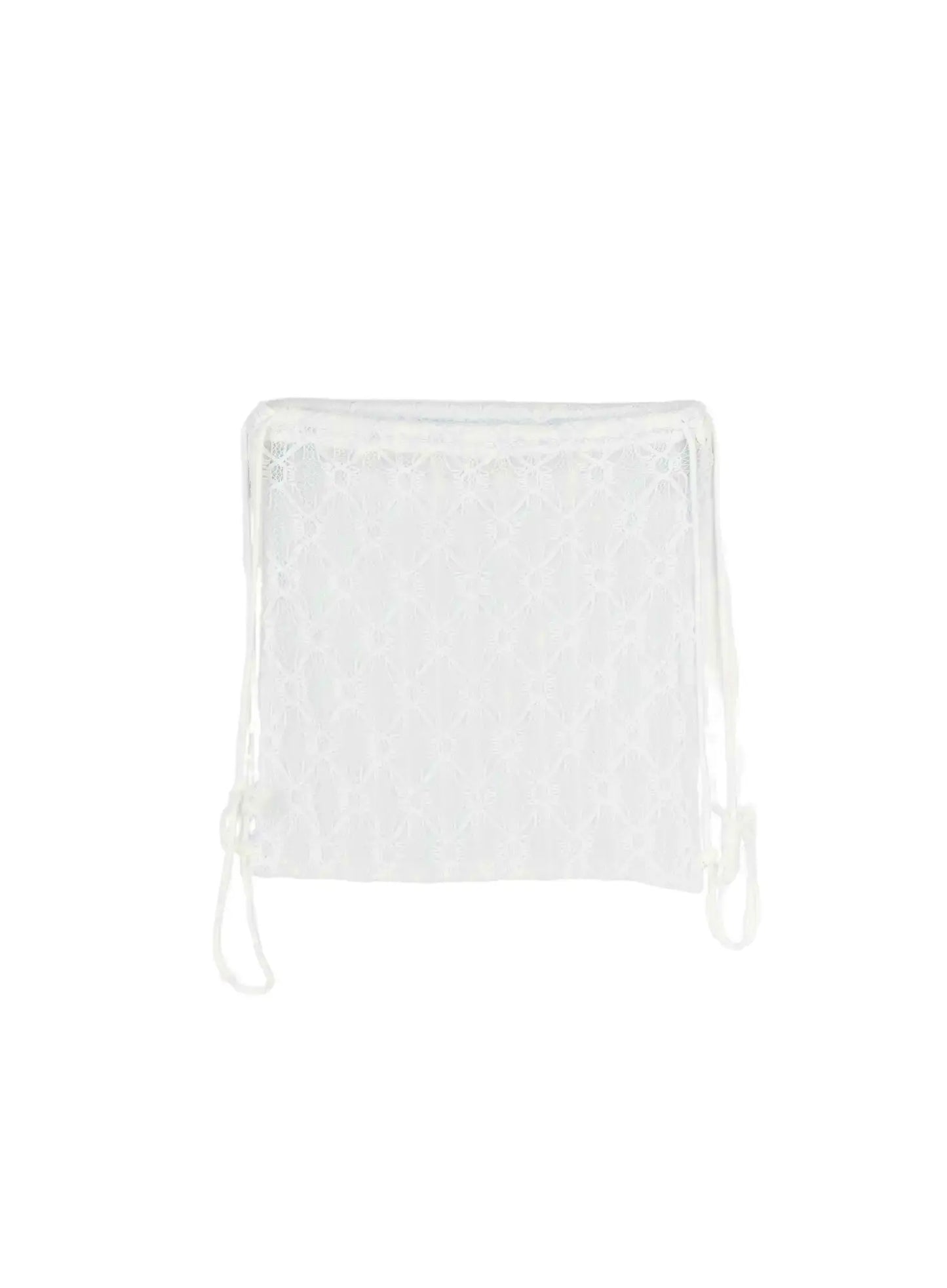 Chic Lace-Up Drawstring Backpack CA520
