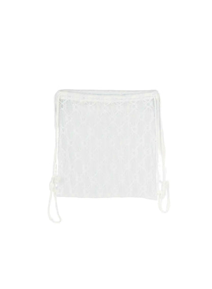 Chic Lace-Up Drawstring Backpack CA520