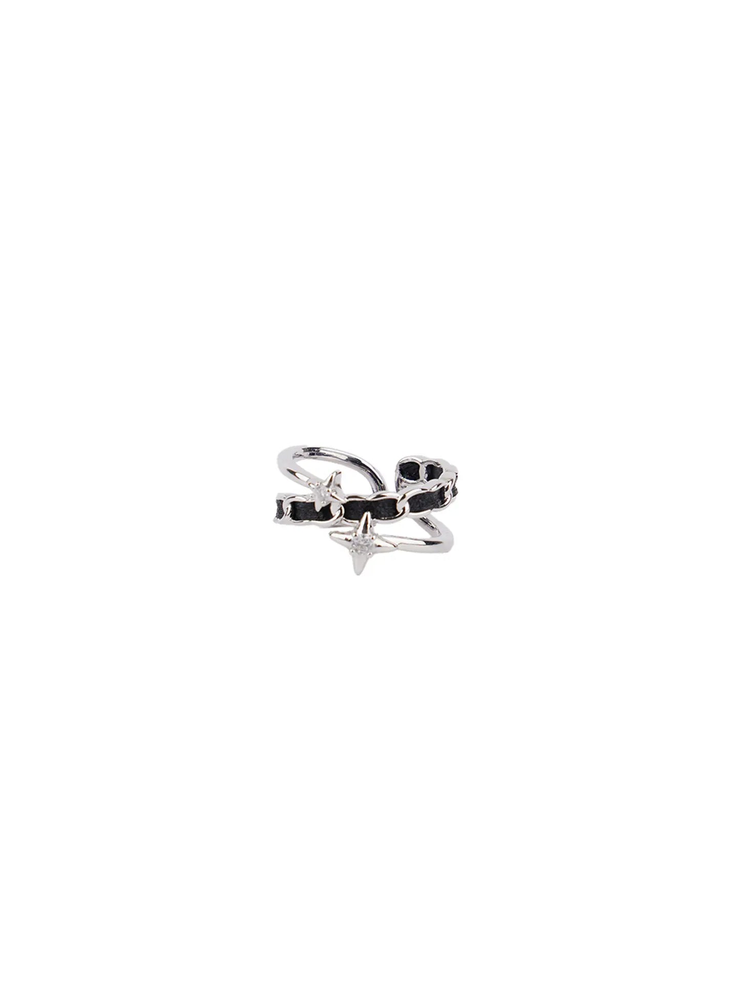 Black Twisted Ring CF525