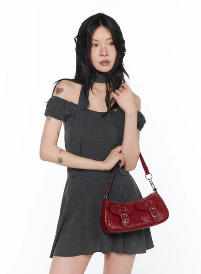 Chic Off-Shoulder Mini Dress CA524