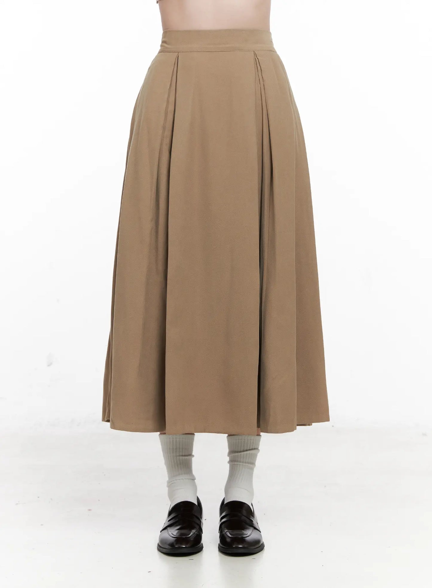 Classic Pintuck Maxi Skirt CO531