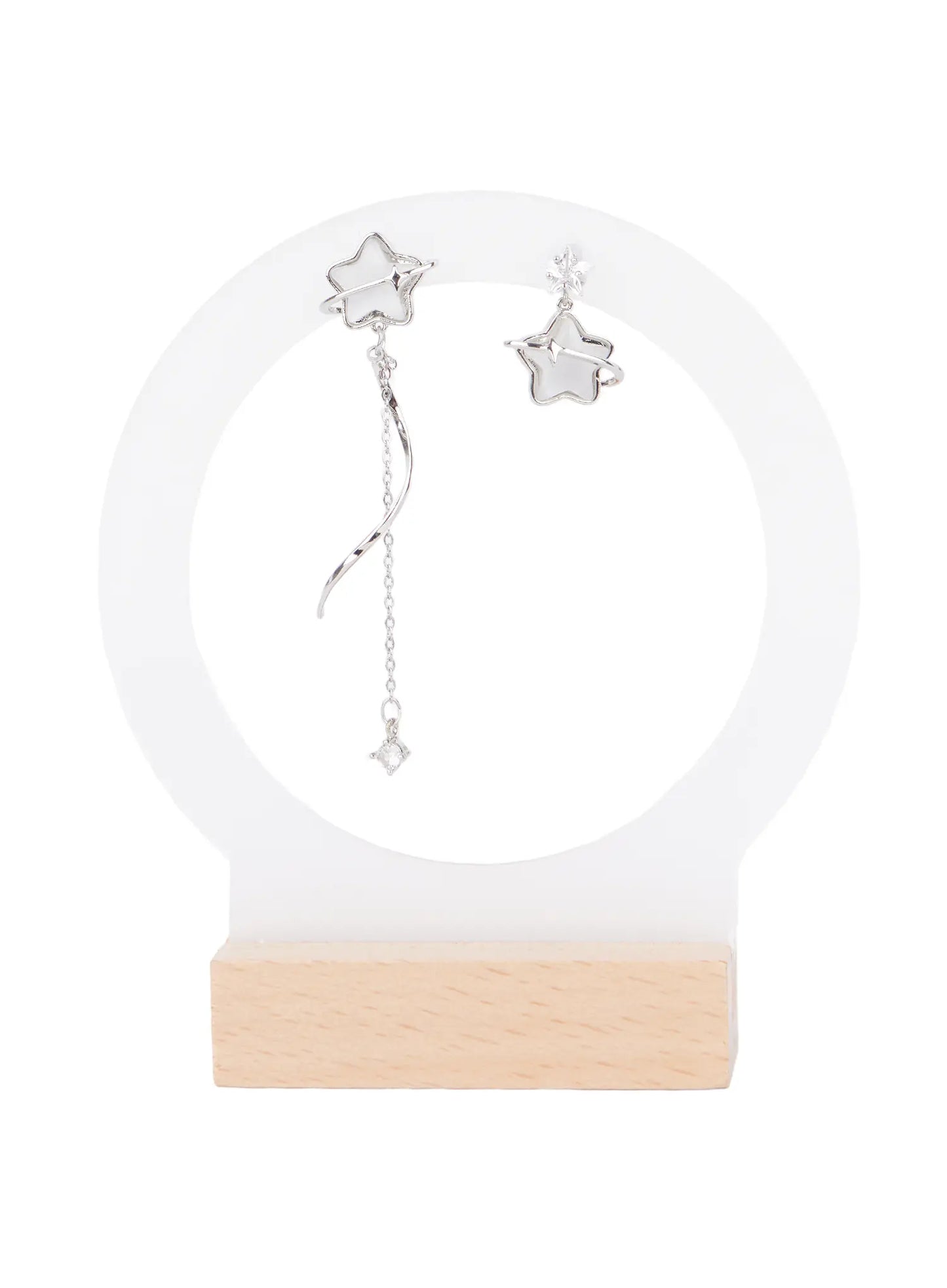 Asymmetric Star Earrings CJ523