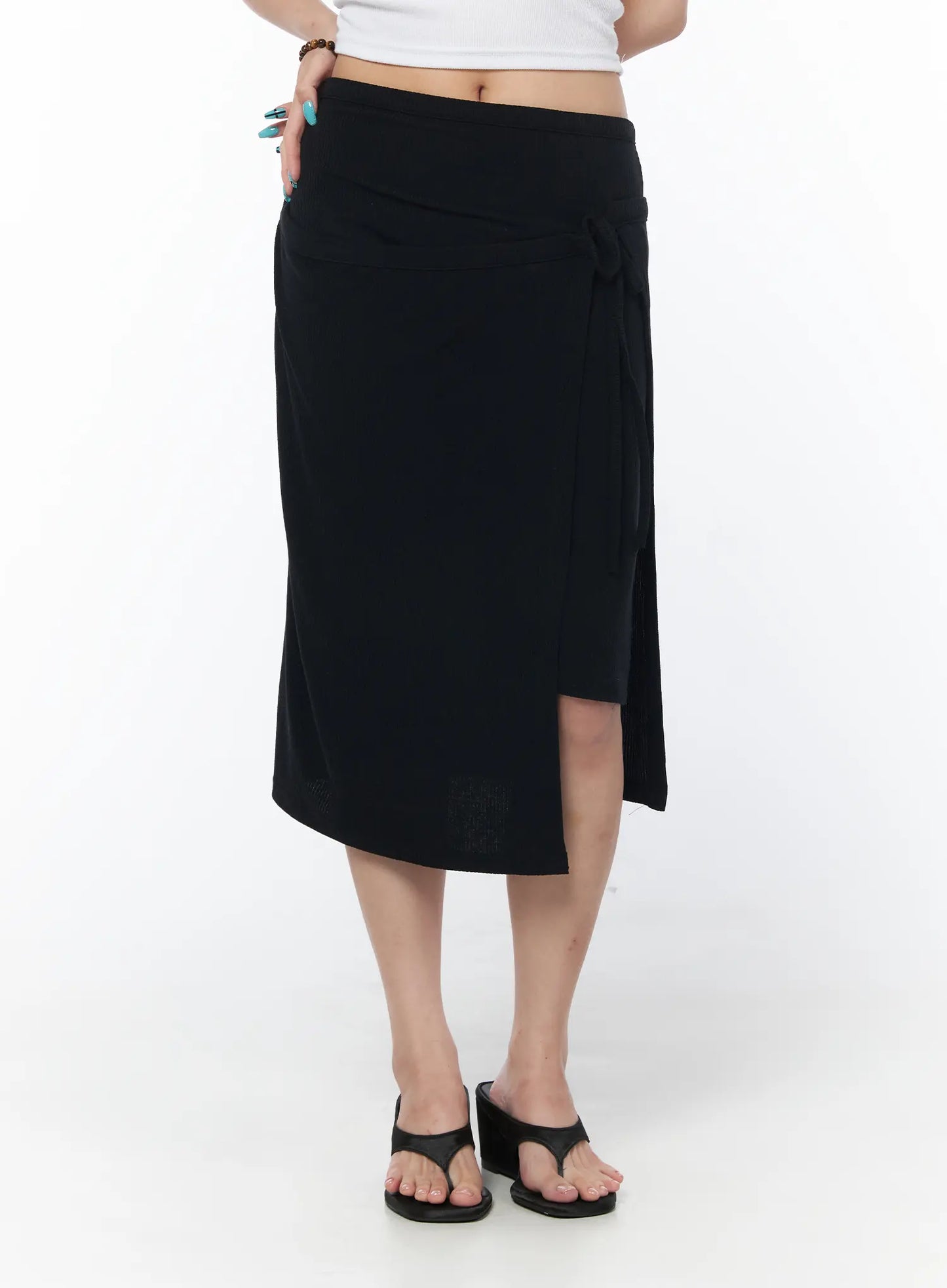 Asymmetrical Midi Skirt CY529