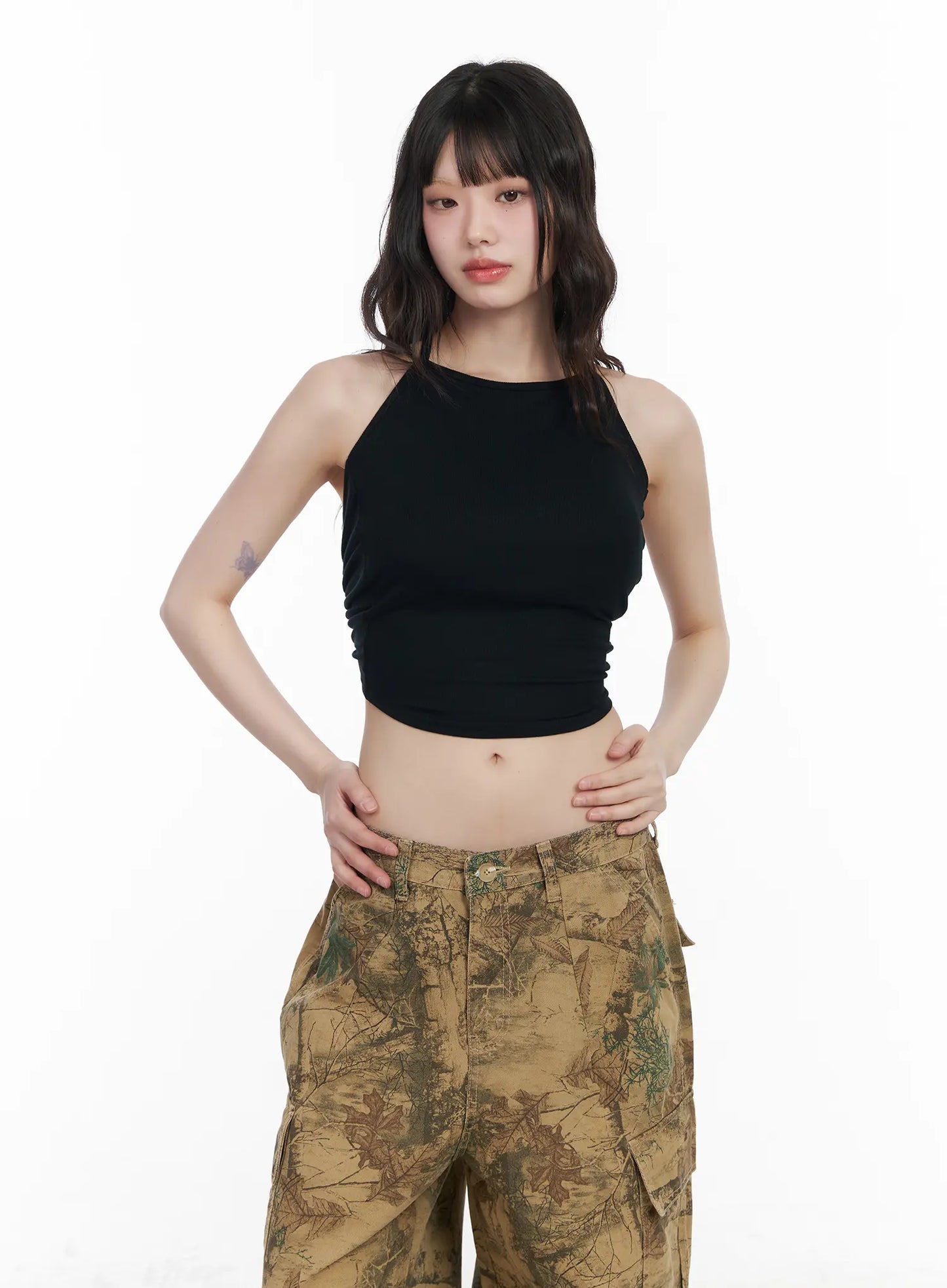 Backless Cross Strap Sleeveless Top CM526